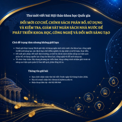 Thư Mời Viết Bài Hội Thảo Khoa Học Quốc Gia Về Đổi mới cơ chế, chính sách phân bổ, sử dụng và kiểm tra, giám sát ngân sách nhà nước để phát triển khoa học, công nghệ và đổi mới sáng tạo
